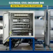 NEMA Steel Enclosure 16 x 16 x 8\'\' NEMA 4X Steel Electrical Box IP66 Waterproof & Dustproof Outdoor/Indoor Electrical Junction Box with Mounting Plate