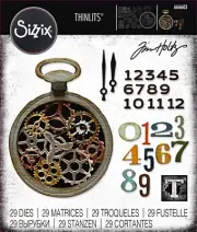 Sizzix Thinlits 29pc Vault Watch Gears #666603 Retail $20.99 by Tim Holtz
