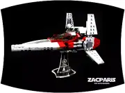 DISPLAY STAND for Star Wars Lego 75039 6209 7915 V-Wing V Wing Starfighter Nice!