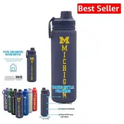 Sleek Navy Double-Walled 24 oz Water Bottle – Keep Your Drinks Just Right