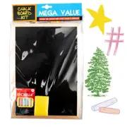 Ozoffer Wooden Frame Blackboard w Chalk Duster Chalkboard Sign Chalk Board Cafe School