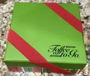 Toffee To Go White Chocolate Macadamia Nut Toffee In Gift Box 1 Lb/16oz NIB