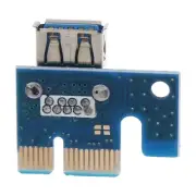 Mini PCI-E Riser Extended Adapter USB 3.0 PCI-E 1X to 16X Graphics Riser Card D