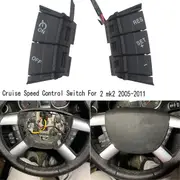 Car Switch Cruise Speed Control Switch for Focus 2 Mk2 2005-2011 Steering Wheel Switch Button Black