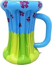 Inflatable Cooler | Inflatable Beer Mug Beverage Cooler for Oktoberfest | PVC Floating Beverage Containers Hawaiian Party Decorations for Outdoor, Picnic & Drinks
