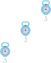 IWOWHERO 3pcs Travel Luggage Scale Weight Scale for Luggage Portable Spring Mini for Travel