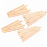 2x 2pc Bigjigs 14.5cm Rail Splitter Tracks Accessory Kids/Children Wooden Toy 3+
