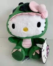 Sanrio Hello Kitty Dressed As a Dinosaur 6 inch Plush NEW With Tags