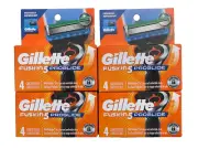 Genuine Gillette Fusion5 Proglide Razor Blade 16 Cartridges Refill 4 Packs of 4