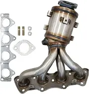 liwei store Exhaust Manifold For 2011-2017 Compatible With Accent 2012-2017 Compatible With Veloster 2012-2016 Compatible With Soul 2012-2017 Compatible With Rio 1.6L Catalytic Converter