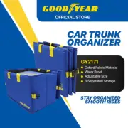 Goodyear Car Trunk Storage Organizer Box Truck Boot Bonnet Organiser Foldable Co