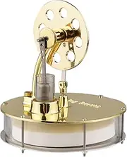 Low Temperature Stirling Engine Assembled Electricity Generator Heat Experiment Physical Generator Model with Flywheel Design Science Experiment DIY Education Toy for Teacher Adults Kids School type-2