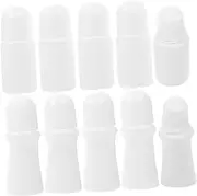 Beaupretty 10pcs Refillable Perfume Roller Bottles Pe Roll Bottles for Essential Oils Deodorants Portable Travel Leak Design for Aromatherapy Daily Use