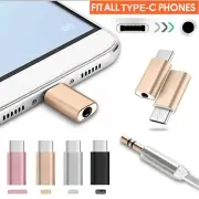 Mini Type C To 3.5mm Adapter AUX Jack Earphone USB C Headphone Audio Converter