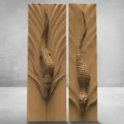 3D stl file relief Crocodale Animals for CNC router cnc machine milling