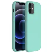 ZUSLAB iPhone 12 Case Nano Silicone Shockproof Rubber Bumper Cover for Apple (2020) - Mint Green