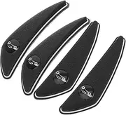 CHICAMPERA 4pcs Luminous Car Door Edge Guards Durable Collision Protector Self Adhesive Strip for Cars Suvs and Trucks Stylish Multifunctional Protection for Door Corners and Mirrors