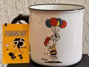 Peanuts 75 Years Snoopy & Charlie Brown Balloons Everything Seems Fine 21oz Mug