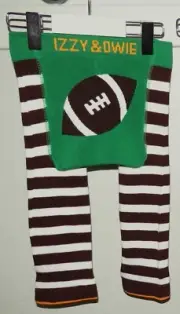 NEW with Tags Pavillon IZZY & OWIE Baby Infant Football Leggings Sz 6-12 Months