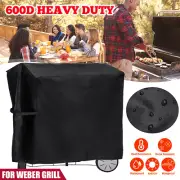 BBQ Grill Full Length Cover Outdoor Waterproof Protector For Weber Q3000 Q2000