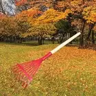 Grass Leaf Rake Garden Rake Tool Camp Rake Heavy Duty Easy on and Off Storage