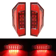 LED Tail Light for Polaris Ranger General CREW 570 900 1000 PRO XD XP 4P 2013 - UTV ATV Brake Lamp Rear Taillight Red