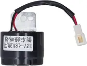 Forklift Backup Alarm 12 to 48V DC Waterproof Industrial Reverse Warning Alarm with Super Beeper for Electric Handling Vehicle Equipped with Wire