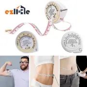 Chest Tape Measure Waist Retractable Caliper 1.5m Measure Soft Ruler Body Fat