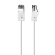 Cruxtec Ultra-Thin CAT6A U/UTP Ethernet Cable 20m - White (RF6A-200-WH)
