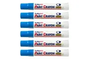 12PK Artline 40 Permanent Paint Crayon Fade Proof High Temperature Marker Blue