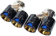 Compatible For BMW Mufflers, M240i, M340i, M440i, Carbon Fiber tip, G20, G21, G23, G42 Exhaust tip Tip Nozzle Exhaust Head(Style 12)