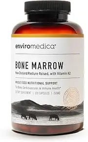 Enviromedica Freeze-Dried Bone Marrow Complex with Cartilage and MCHA Whole Bone from Grass-Fed Pastured New Zealand Bovine (120ct)