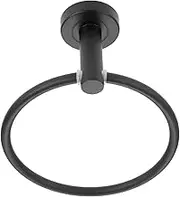 NZBZHHZGPL Wall-Mounted Black Towel Hanger Rack Stainless Steel Towel Bathroom Hand Towel Toilet Hardware Towel Ring