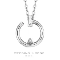 在飛比找momo購物網優惠-【WEDDING CODE】14K金 鑽石項鍊 N09HP2