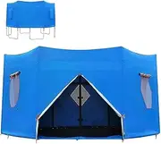 6FT/8FT/10FT/12FT/14FT/15FT Trampoline Tent, Trampoline Tent Cover, Waterproof Oxford Trampoline Canopy, Trampoline Sun shade For 6 Straight Pole Round Trampoline