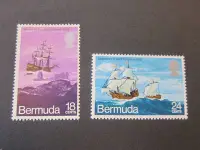 在飛比找Yahoo!奇摩拍賣優惠-【雲品2】百慕大Bermuda 1971 Sc 282-3 