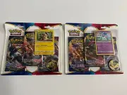 Pokemon Sword & Shield (Base) SEALED 3-Pack Blister Set - Pack Art And Promo Set