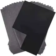 100 Sheets Carbon Paper Black Graphite Paper for Tracing on Wood Paper Canvas