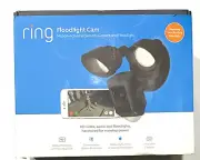 Ring Floodlight Cam Plus 1080p HD Video Surveillance Camera Black New In Box