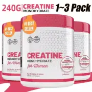 5G Creatine Monohydrate Powder for Women Booty Gain +2000Mg Collagen +1G BCAA 2: