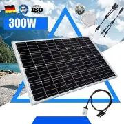 300W Solar Panel Kit 12V 300 Watt Generator Caravan Camping Battery Charge Power