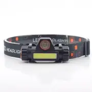 COB XPE USB Rechargeable LED Headlamp Mini Headlight head light Torch Flashlight