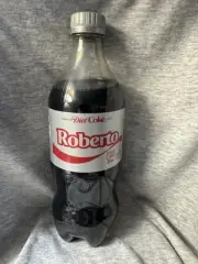 Share a Coke with Roberto 2025 Personalized Gift Coca Cola Bottle 20oz Diet