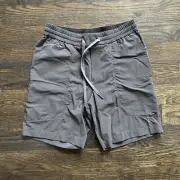 Men's Lululemon Bowline 5” Short Sz M RHIG Rino Gray Grey Casual
