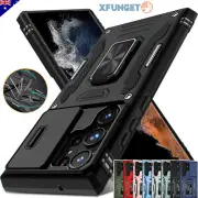 For Samsung S25 S24 S23 S22 S21 S20 FE Ultra Plus A56 Case Shockproof Ring Cover