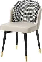 Fashion Dining Chair Household Back Chair Casual Desk Chair Simple Makeup Chair Bedroom Chair (Color : B, Size : 52 * 45 * 81cm)