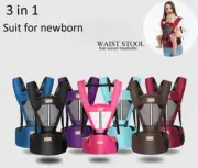 Ergonomic Kangaroo Baby Carrier Backpack with Hip Seat Front and Back 4 in 1
