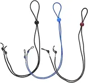 [DEARMAMY] Ergonomic Glasses Retainer Straps 3pcs Sunglass Straps for Men Elastic for Sports Work