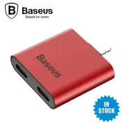 Baseus L39 2 in 1 Socket Adapter Splitter Charging Headphone For iPhone iPad