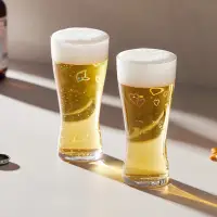 在飛比找蝦皮商城優惠-日本富硝子 - 變色水鑽啤酒杯 - 遇見幸福對杯組 (2件式
